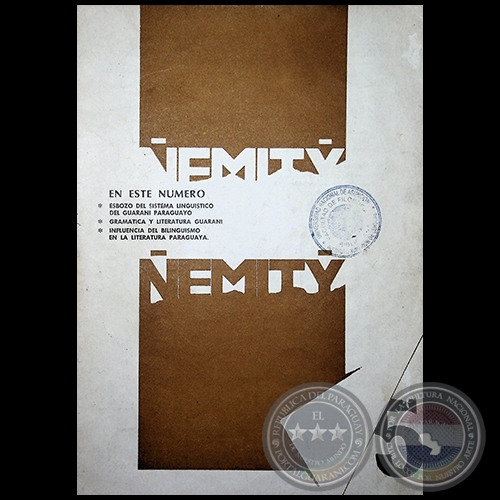 ÑEMITY N° 5 - Revista Bilingüe de Cultura - 1980